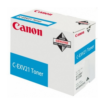 toner canon 0453b002aa c-exv21 originale ciano